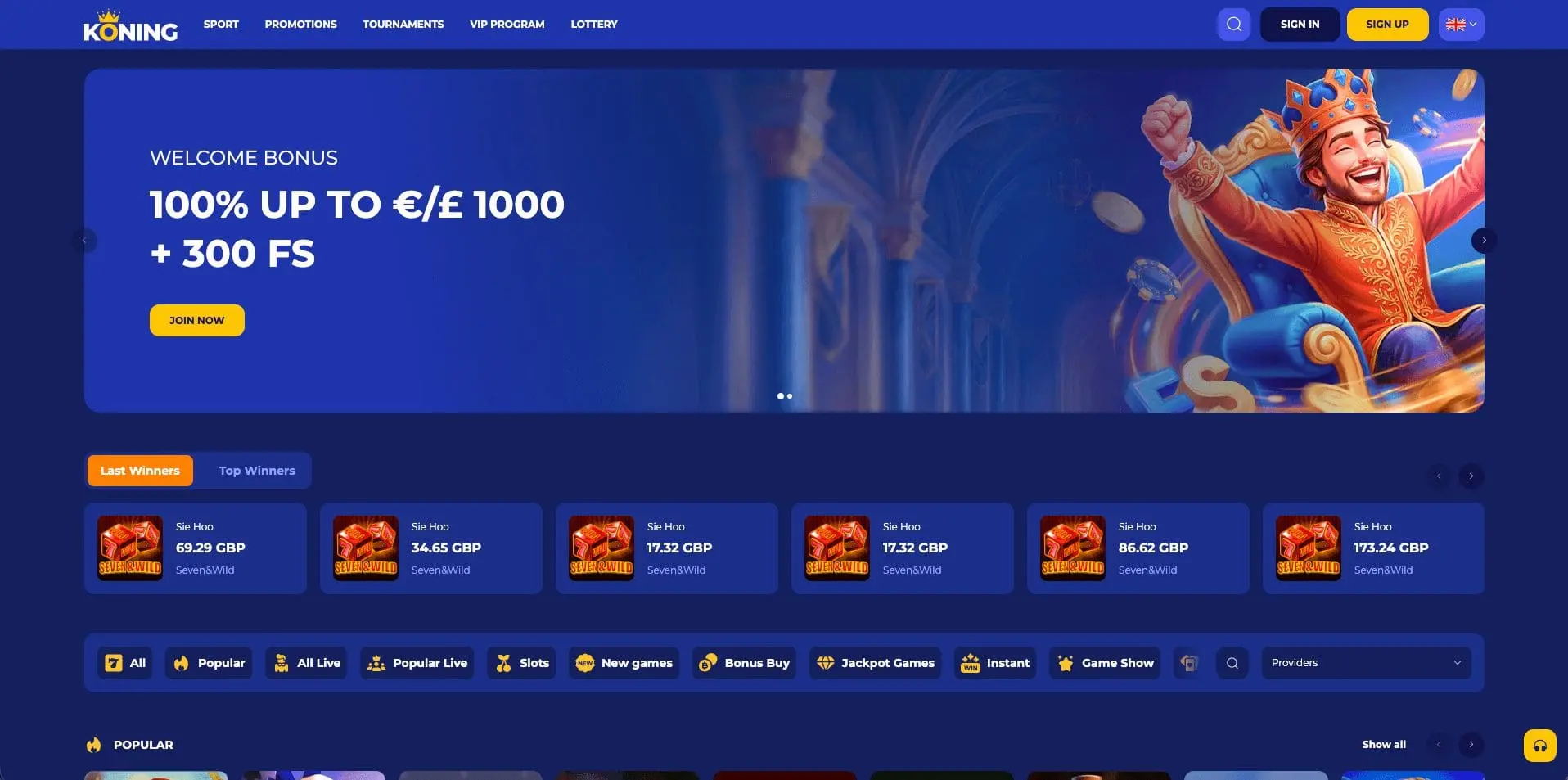 Koning Casino – Online casino ervaring image 1