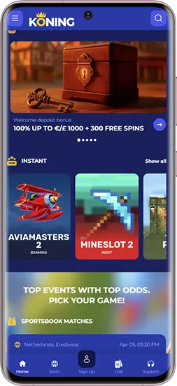 Functies en compatibiliteit van Koning Casino op telefoons